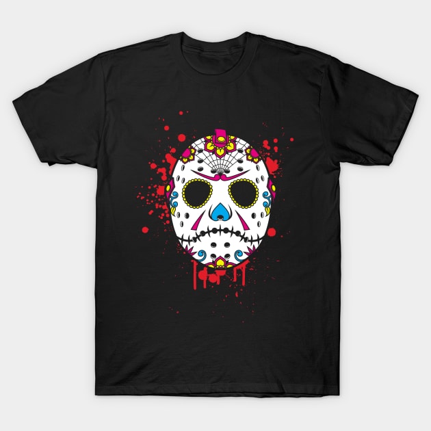 Dia de los Slashers T-Shirt by d4n13ldesigns